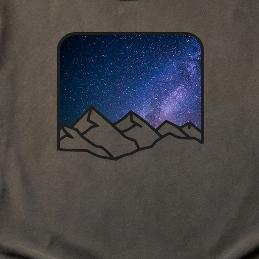 Starry Peaks Cotton T-Shirt