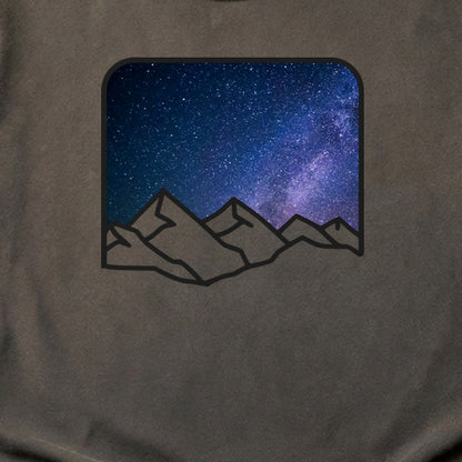 Starry Peaks Cotton T-Shirt