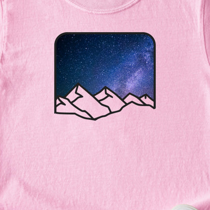 Starry Peaks Kids Cotton T-Shirt