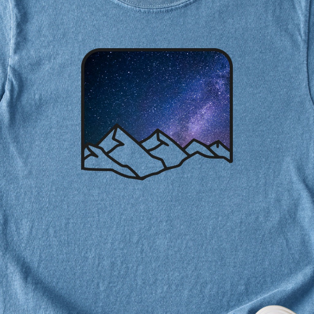 Starry Peaks Kids Cotton T-Shirt