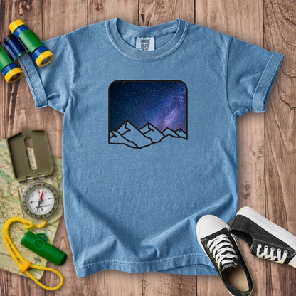 Starry Peaks Kids Cotton T-Shirt
