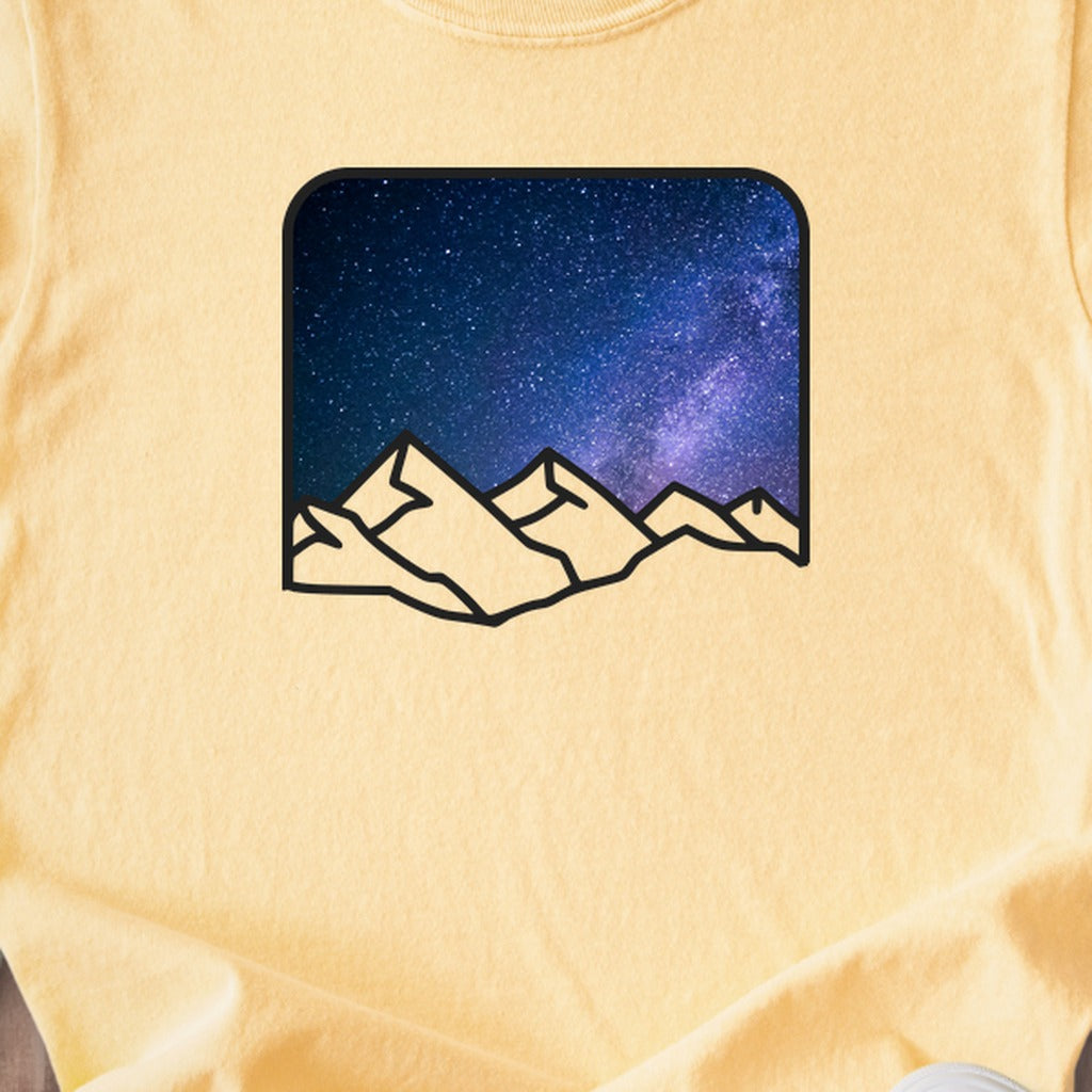 Starry Peaks Kids Cotton T-Shirt