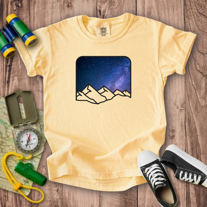 Starry Peaks Kids Cotton T-Shirt