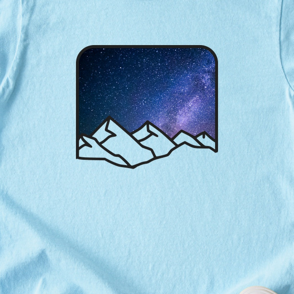 Starry Peaks Kids Cotton T-Shirt