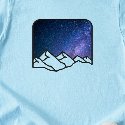Starry Peaks Kids Cotton T-Shirt