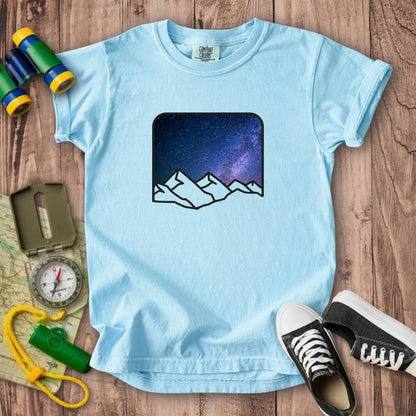 Starry Peaks Kids Cotton T-Shirt
