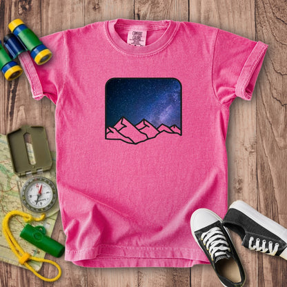 Starry Peaks Kids Cotton T-Shirt