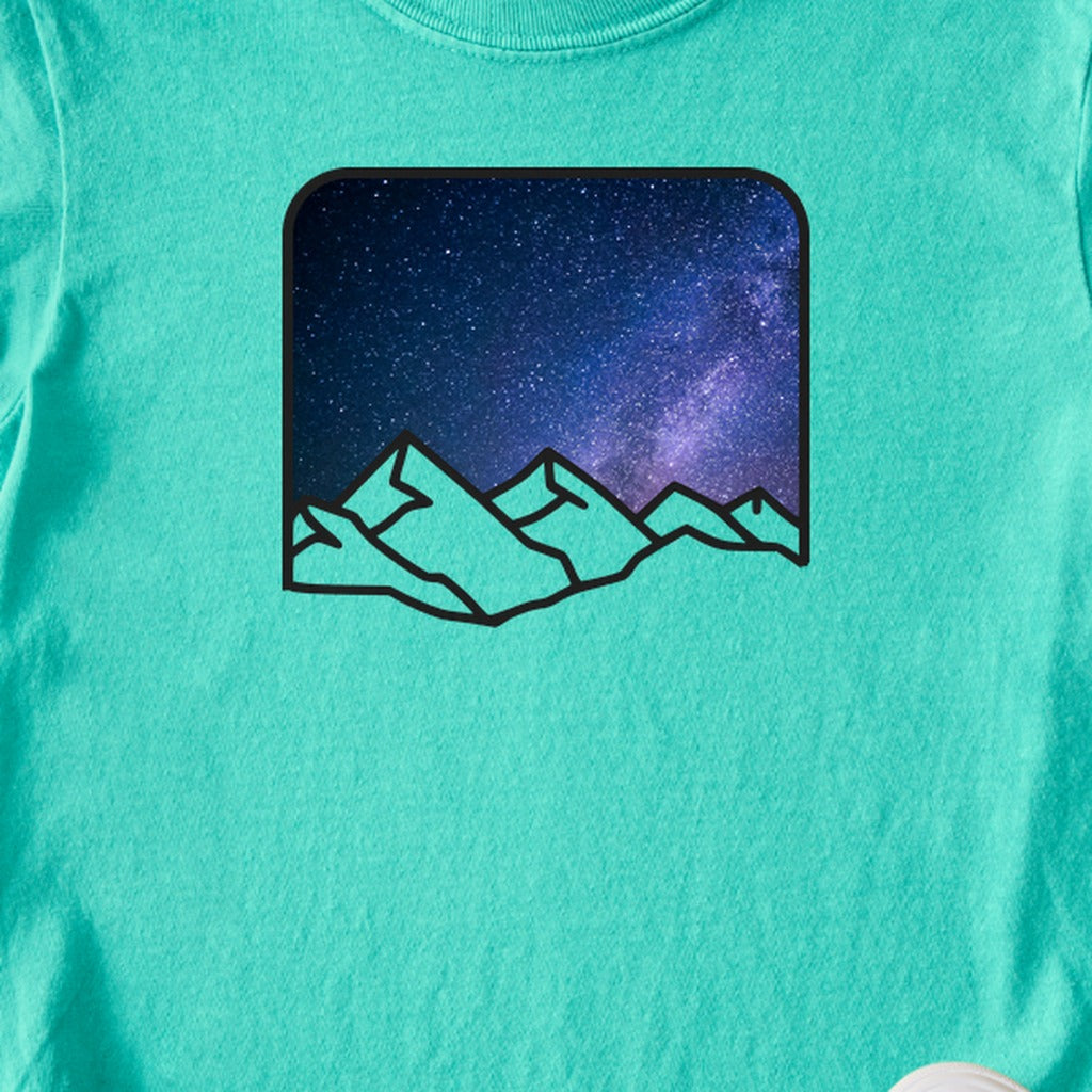 Starry Peaks Kids Cotton T-Shirt
