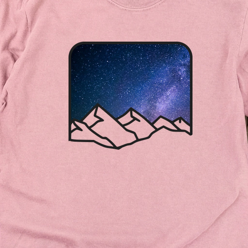 Starry Peaks Cotton Long Sleeve
