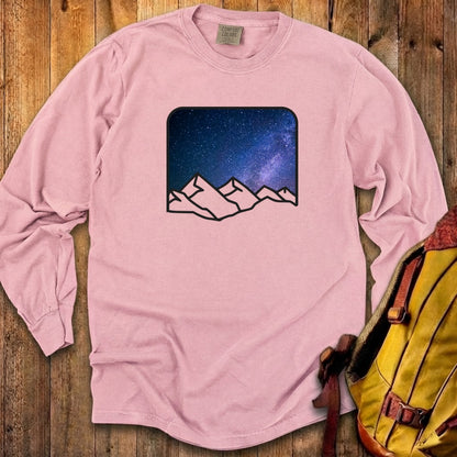 Starry Peaks Cotton Long Sleeve