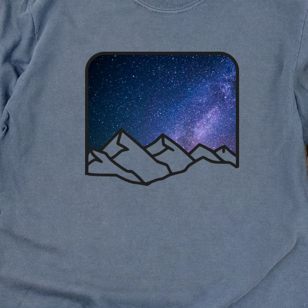 Starry Peaks Cotton Long Sleeve