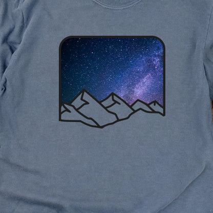Starry Peaks Cotton Long Sleeve