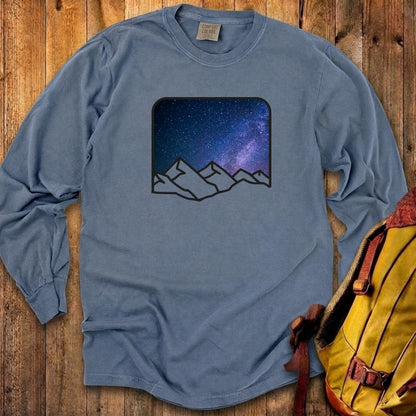 Starry Peaks Cotton Long Sleeve