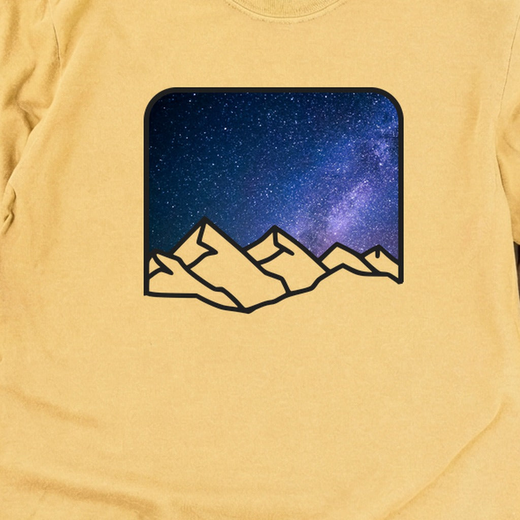 Starry Peaks Cotton Long Sleeve
