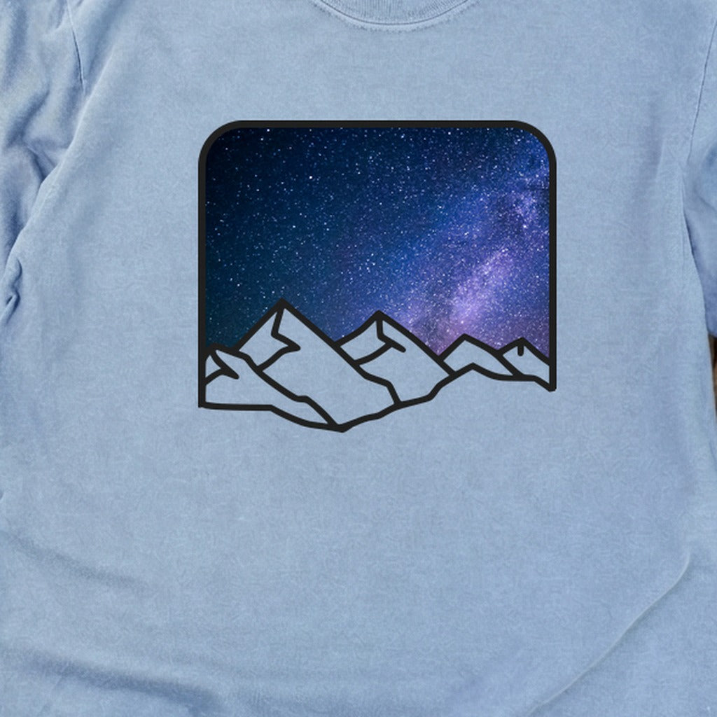 Starry Peaks Cotton Long Sleeve