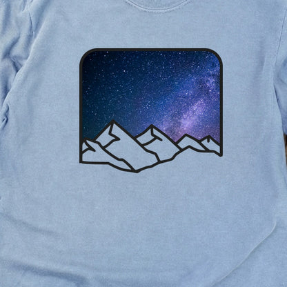 Starry Peaks Cotton Long Sleeve