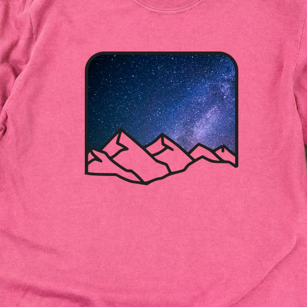 Starry Peaks Cotton Long Sleeve