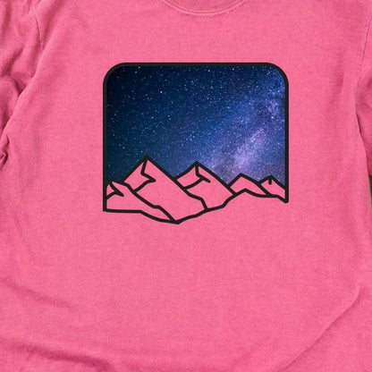 Starry Peaks Cotton Long Sleeve