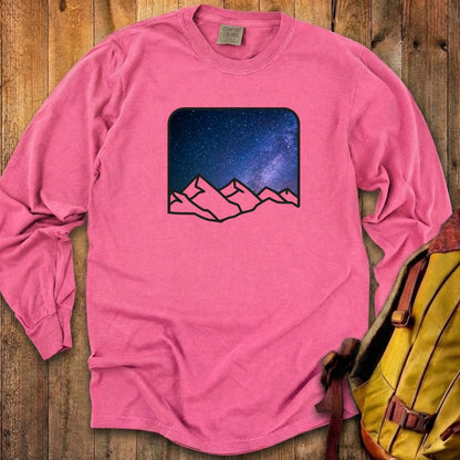 Starry Peaks Cotton Long Sleeve