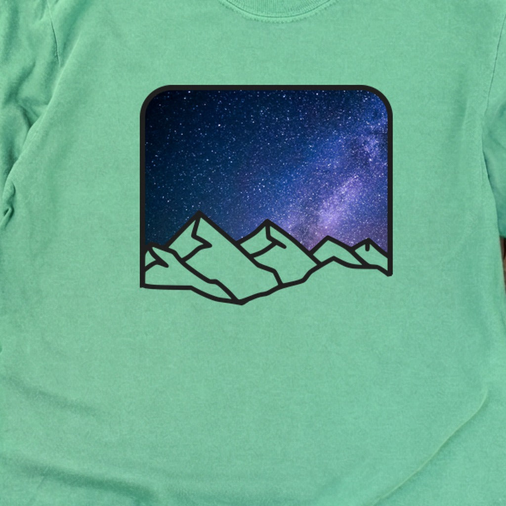 Starry Peaks Cotton Long Sleeve