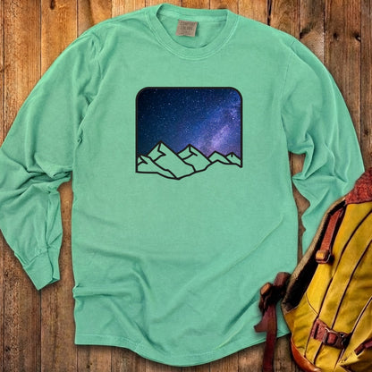 Starry Peaks Cotton Long Sleeve