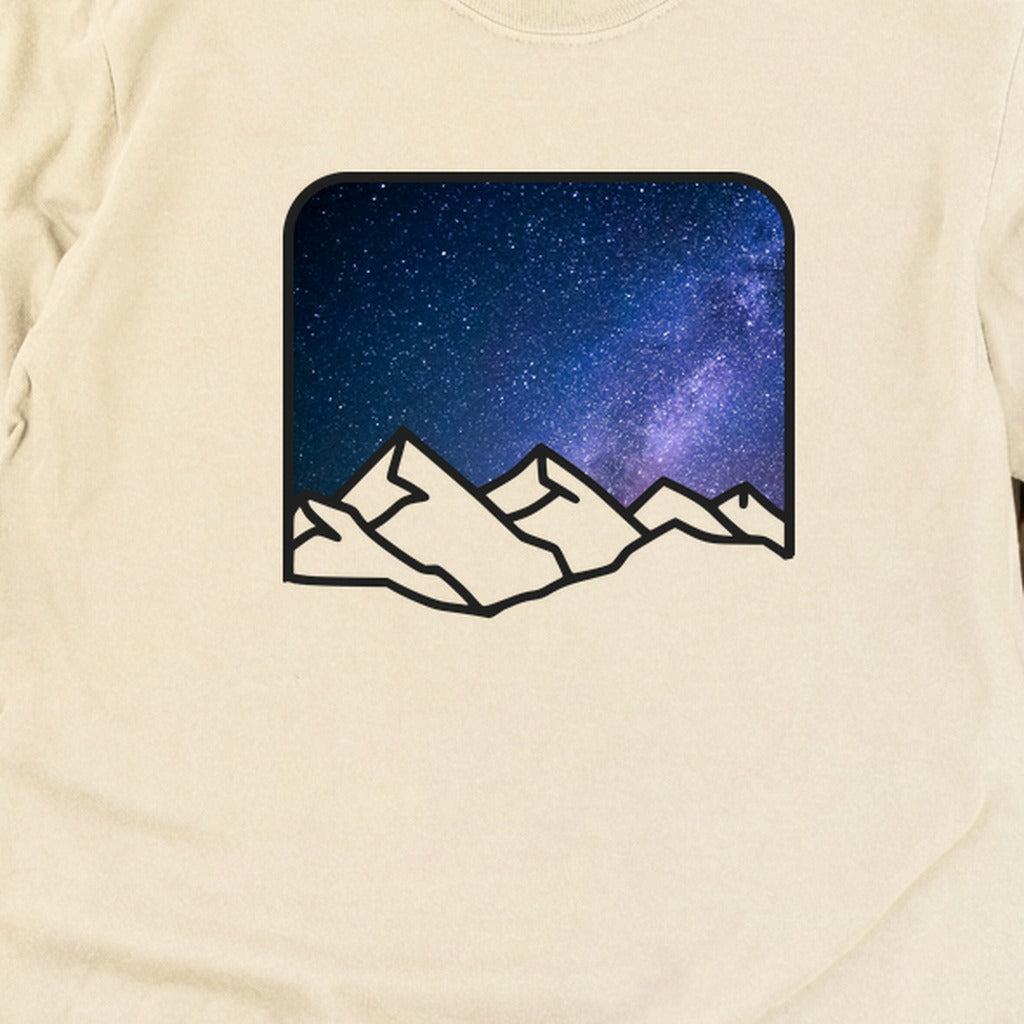 Starry Peaks Cotton Long Sleeve
