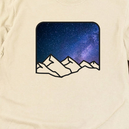 Starry Peaks Cotton Long Sleeve
