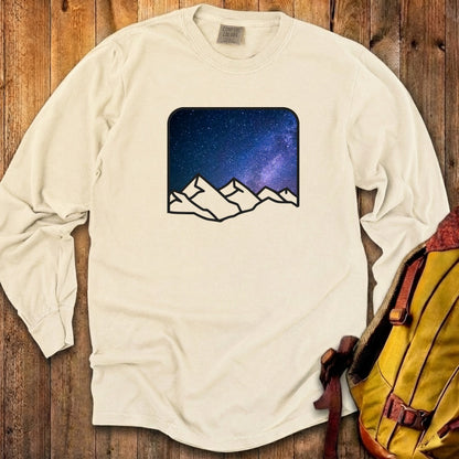 Starry Peaks Cotton Long Sleeve
