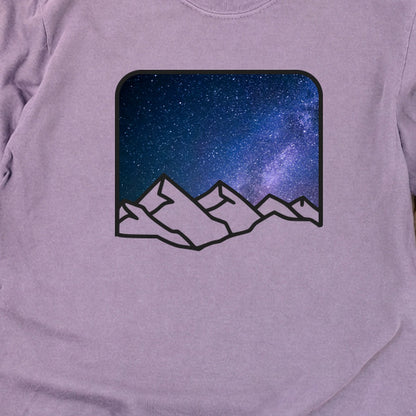 Starry Peaks Cotton Long Sleeve