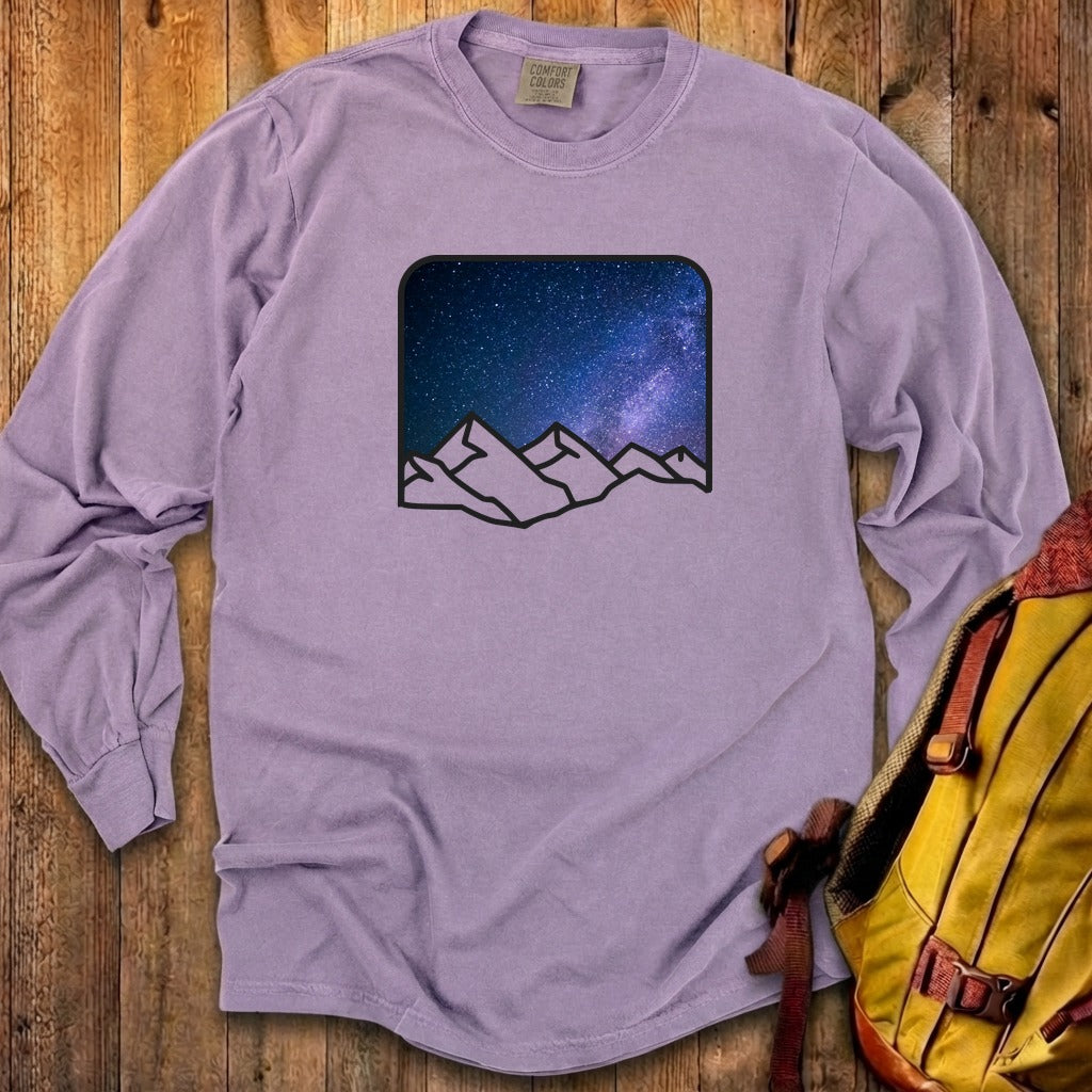 Starry Peaks Cotton Long Sleeve