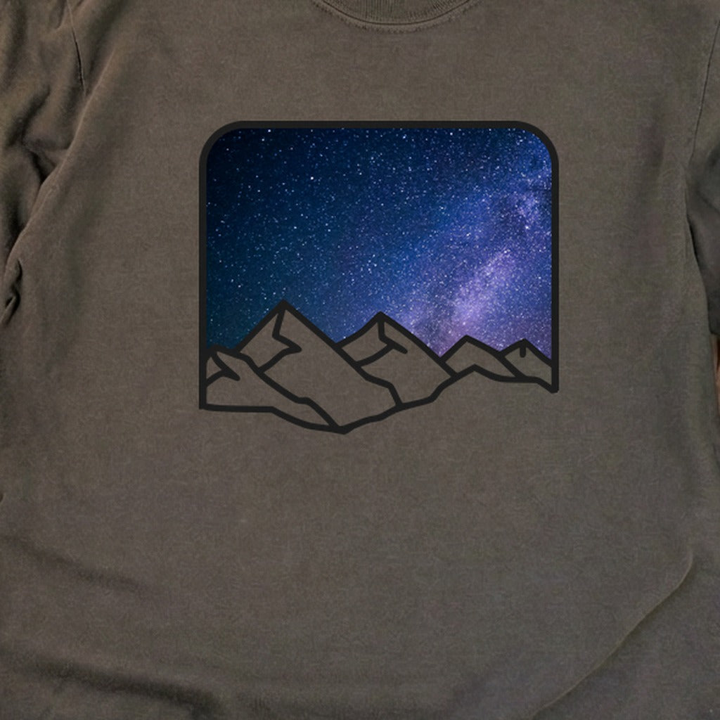 Starry Peaks Cotton Long Sleeve