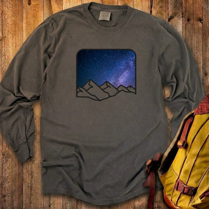Starry Peaks Cotton Long Sleeve