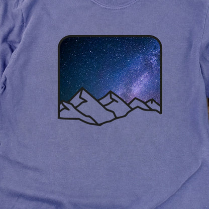 Starry Peaks Cotton Long Sleeve