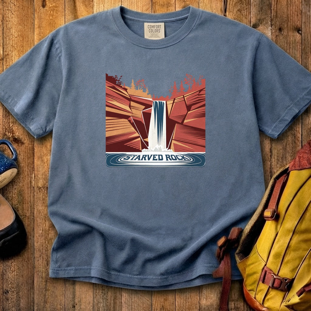 Starved Rock State Park Cotton T-Shirt