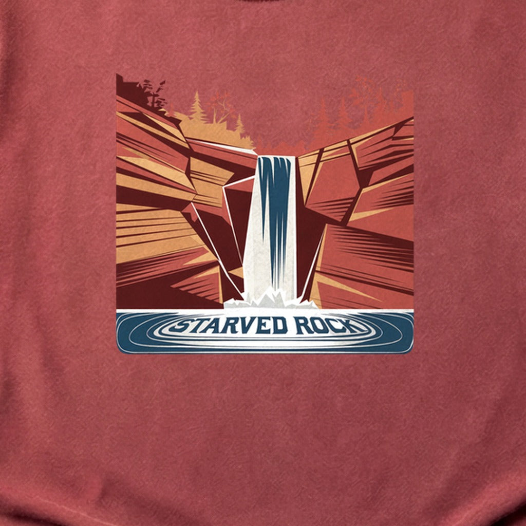Starved Rock State Park Cotton T-Shirt