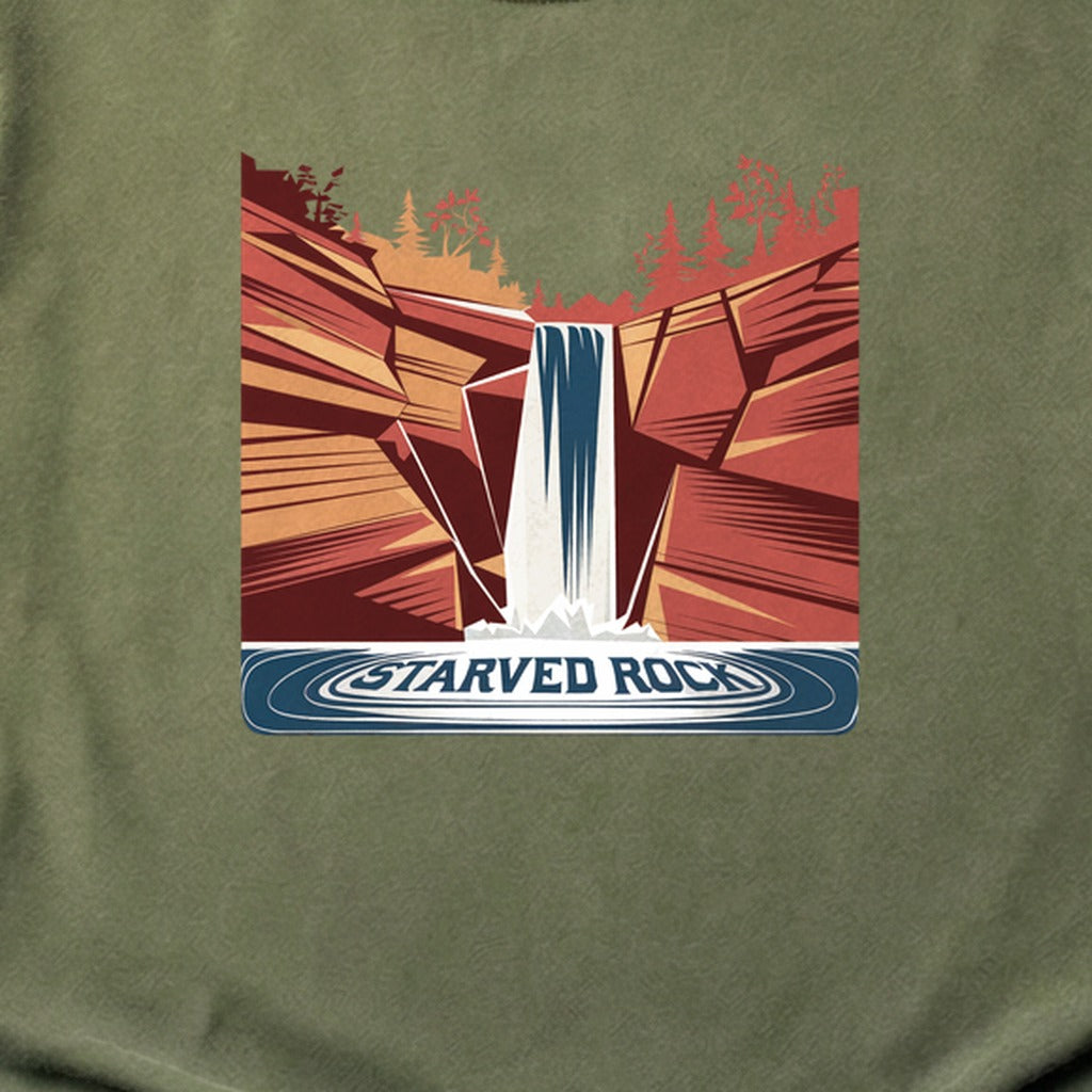 Starved Rock State Park Cotton T-Shirt