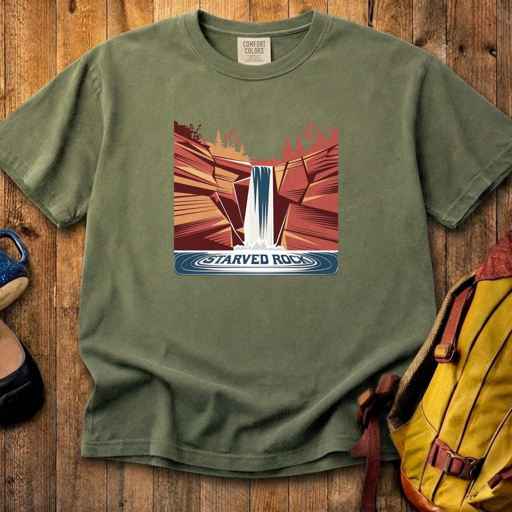 Starved Rock State Park Cotton T-Shirt