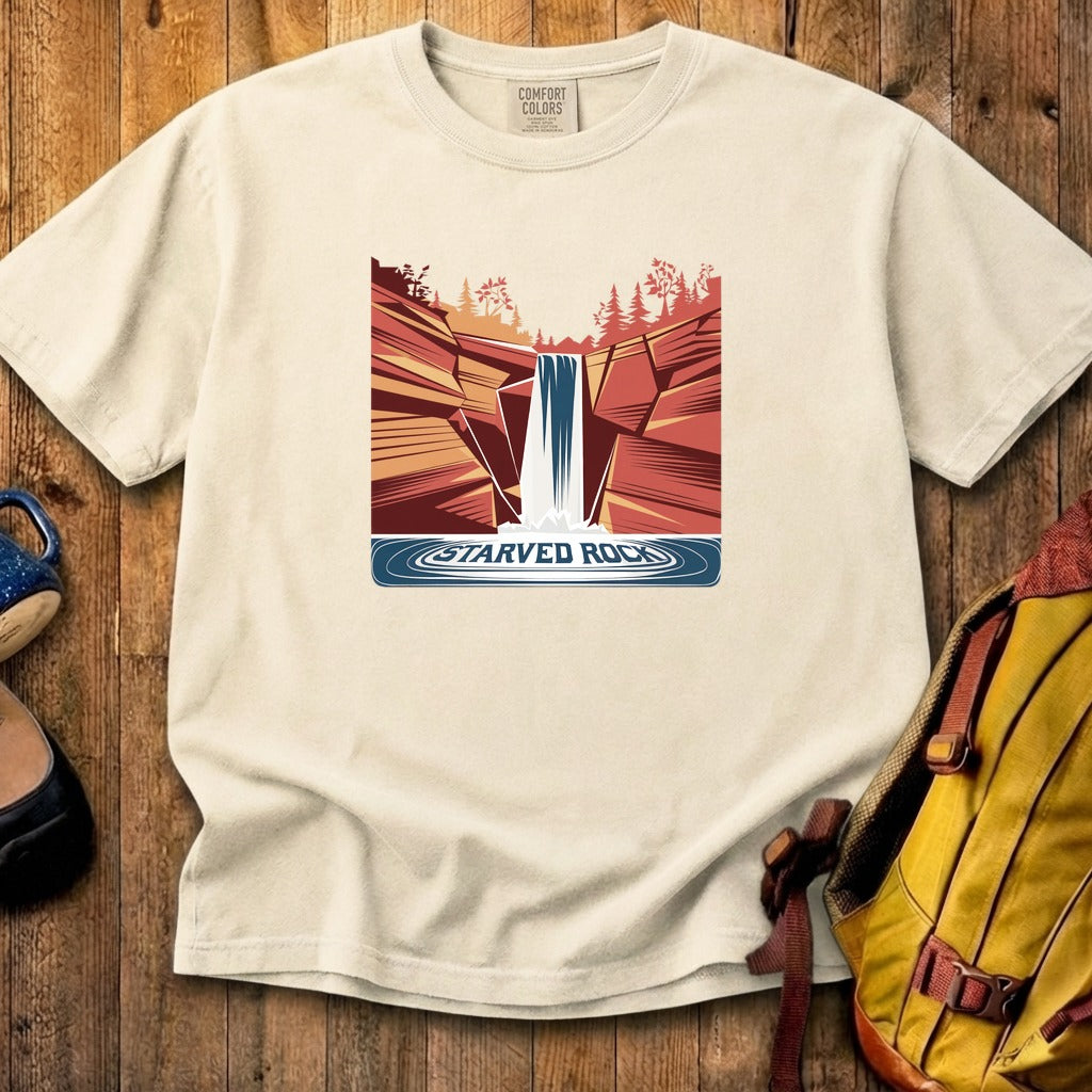 Starved Rock State Park Cotton T-Shirt