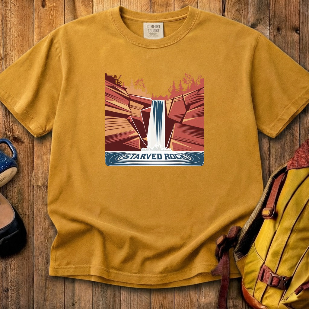 Starved Rock State Park Cotton T-Shirt