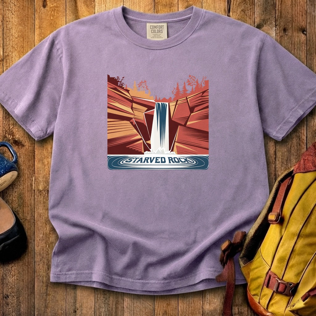 Starved Rock State Park Cotton T-Shirt
