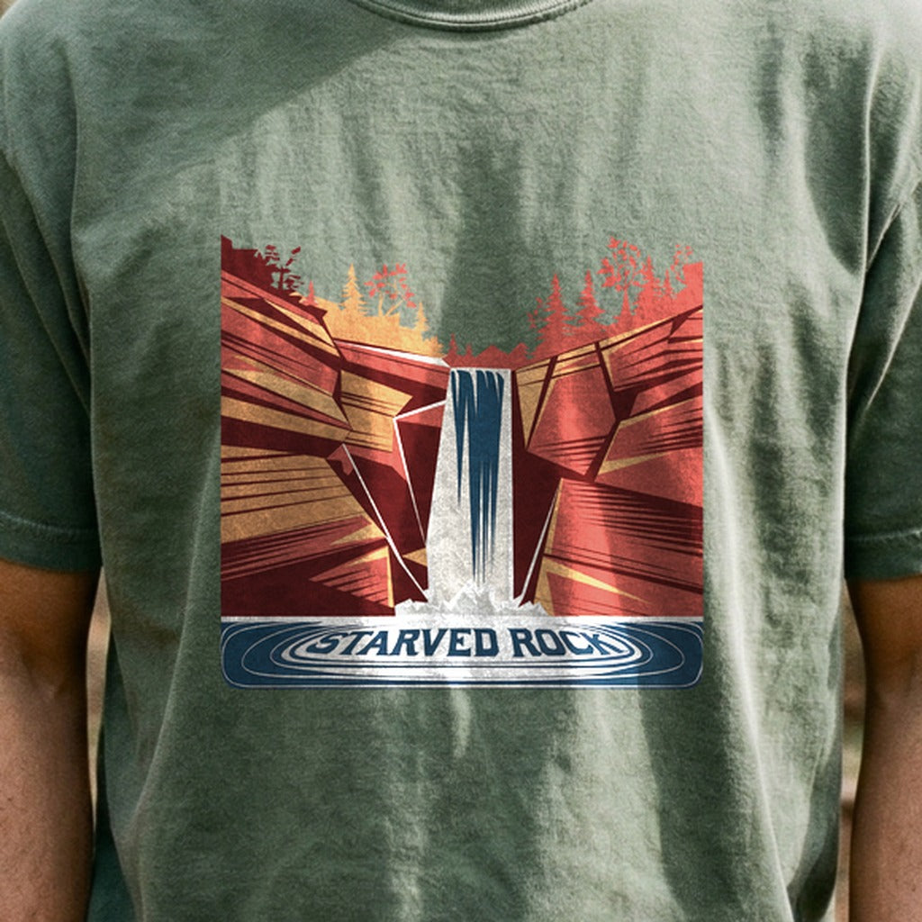 Starved Rock State Park Cotton T-Shirt