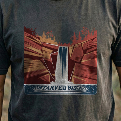 Starved Rock State Park Cotton T-Shirt