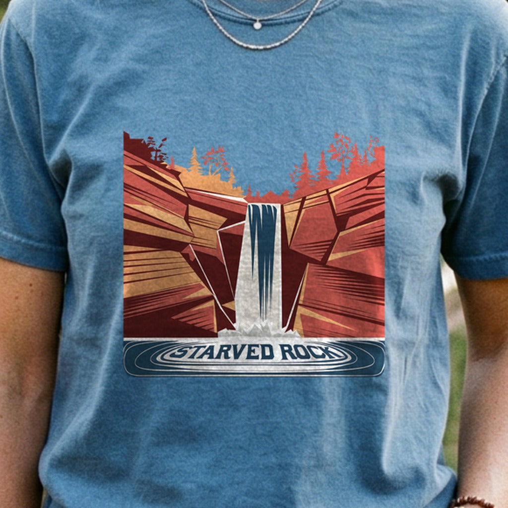 Starved Rock State Park Cotton T-Shirt