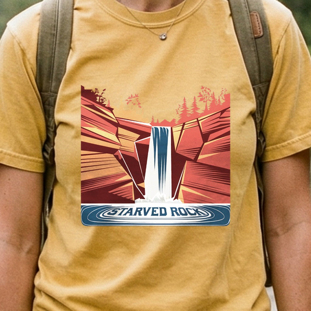 Starved Rock State Park Cotton T-Shirt