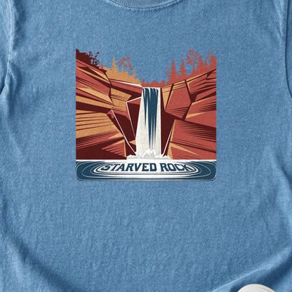 Starved Rock State Park Kids Cotton T-Shirt