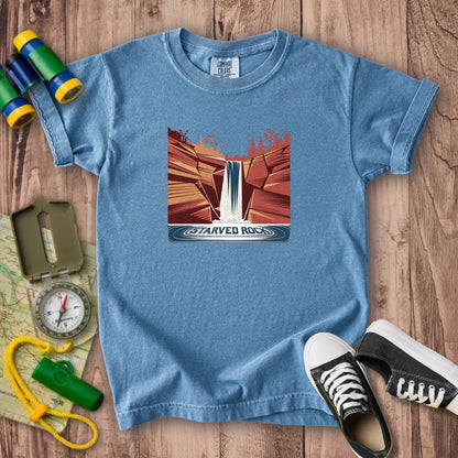 Starved Rock State Park Kids Cotton T-Shirt
