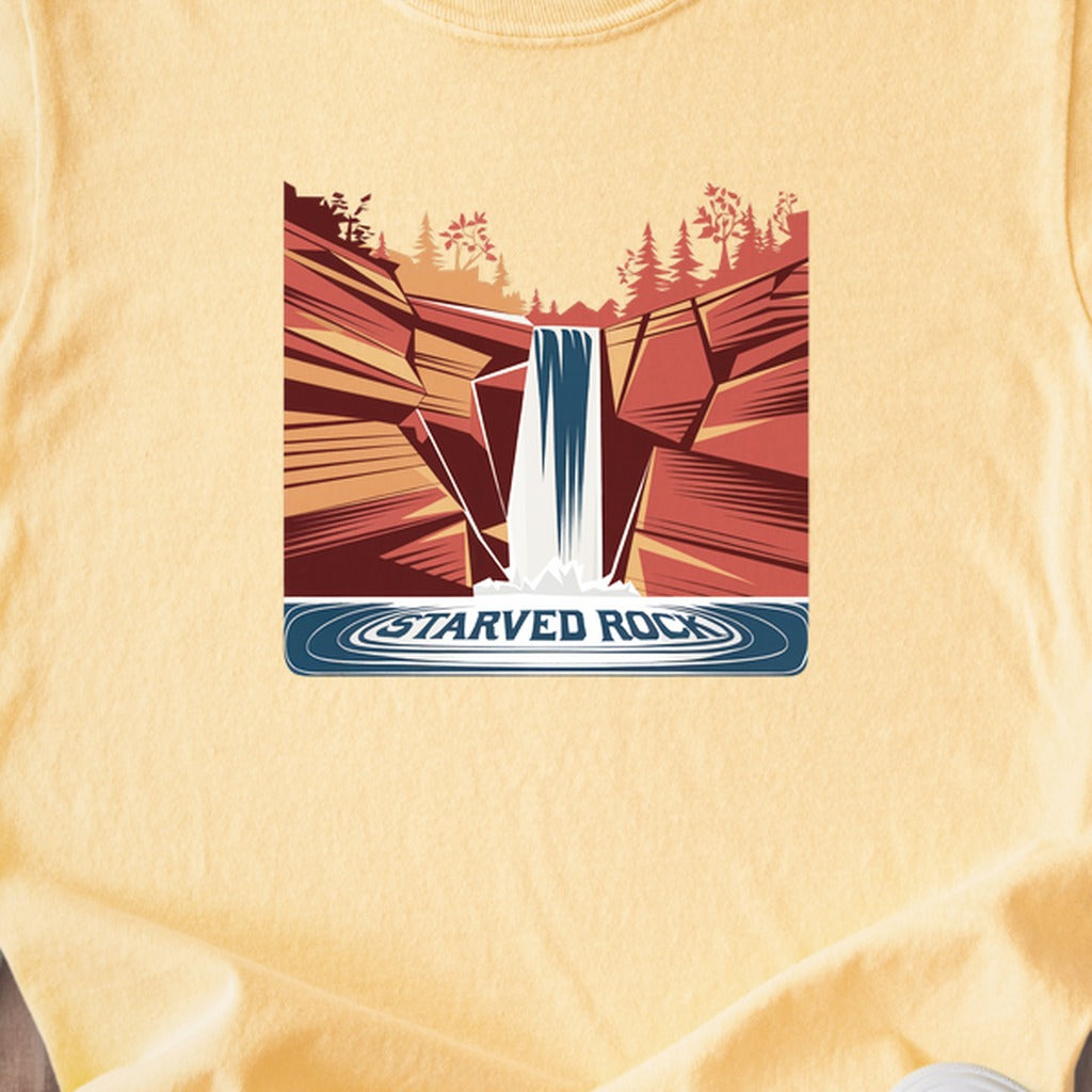 Starved Rock State Park Kids Cotton T-Shirt