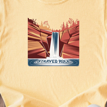Starved Rock State Park Kids Cotton T-Shirt