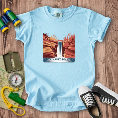 Starved Rock State Park Kids Cotton T-Shirt