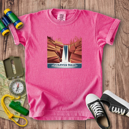 Starved Rock State Park Kids Cotton T-Shirt
